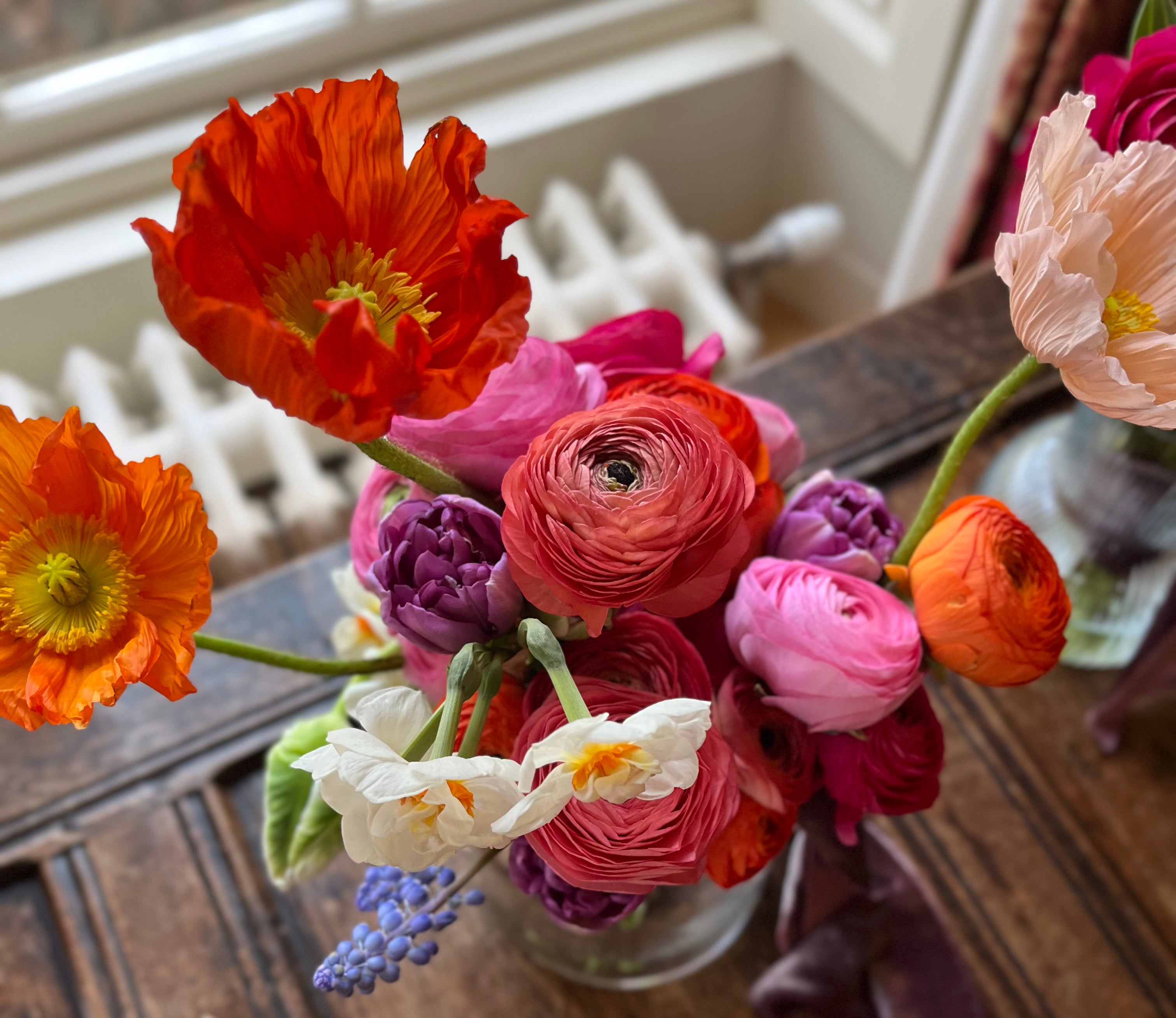 Moss Botanicals Edinburgh Wedding Spring Flowers ranunculus poppies daffodils